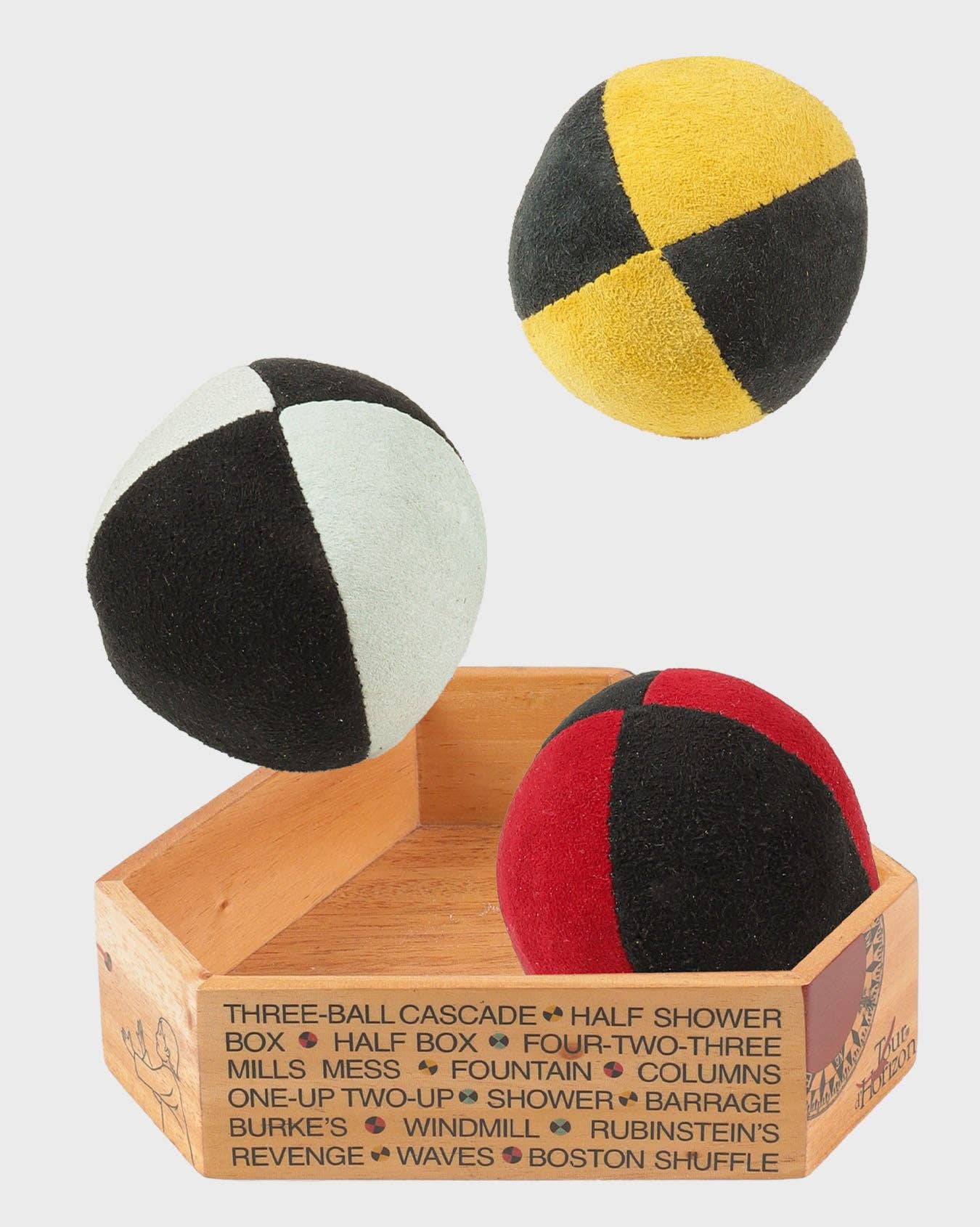 JUGGLING BALL NAPPA SET/3, SUEDE