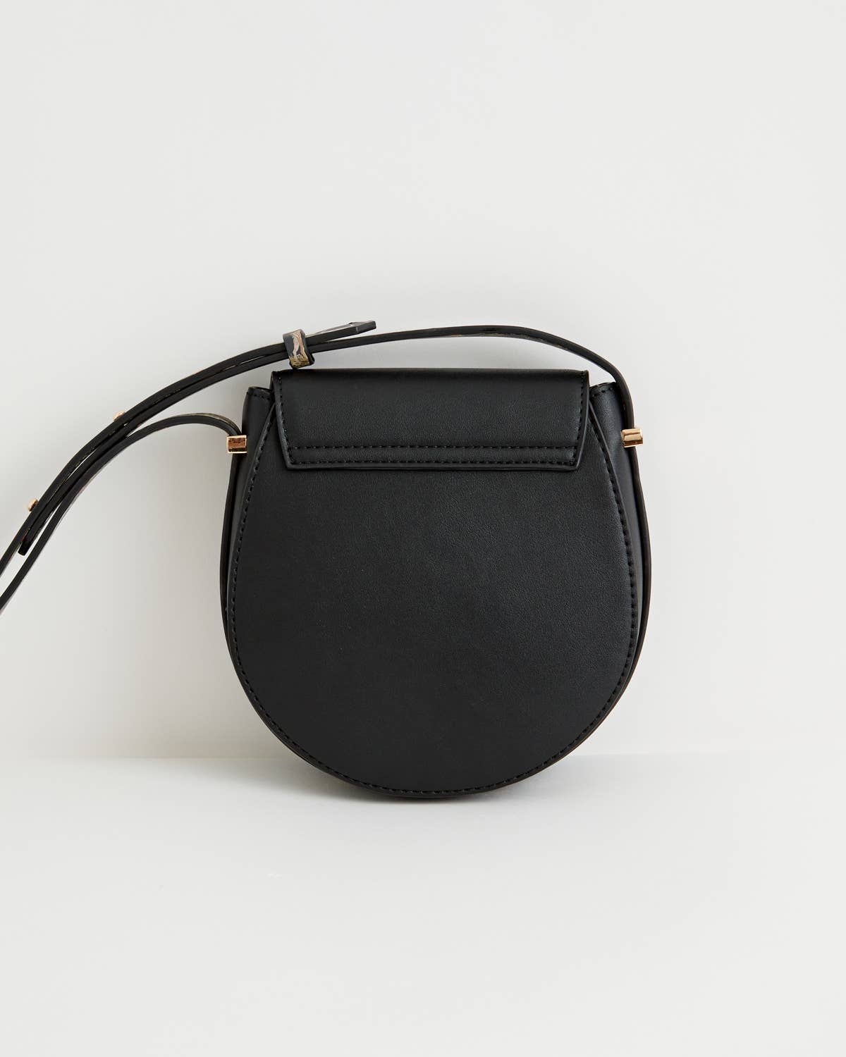 A Night's Tale Saddle Purse Black - UK, US & EU