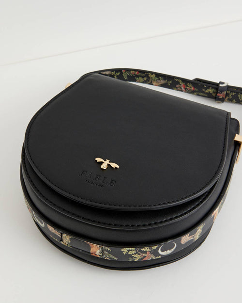 A Night's Tale Saddle Purse Black - UK, US & EU