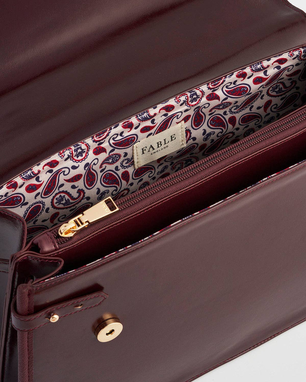 Ruby Cherry Red Structured Medium Tote