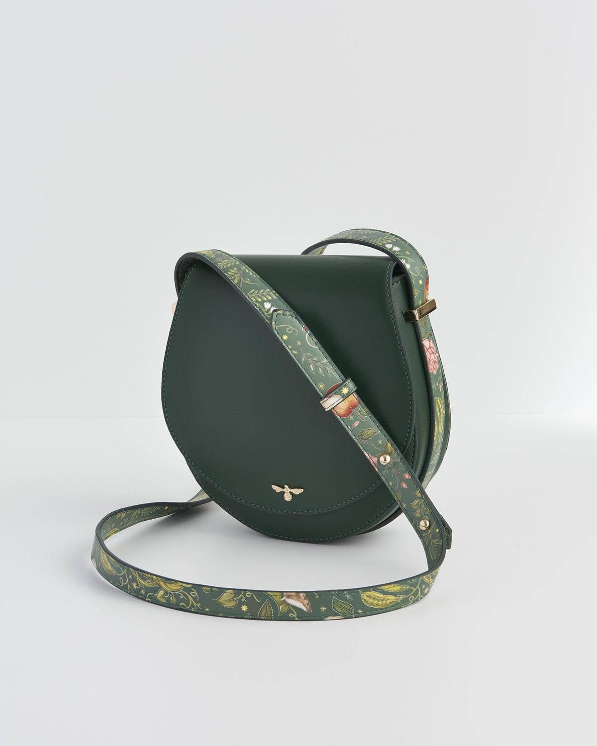 Into the Woods Green Saddle Purse - UK, US & EU