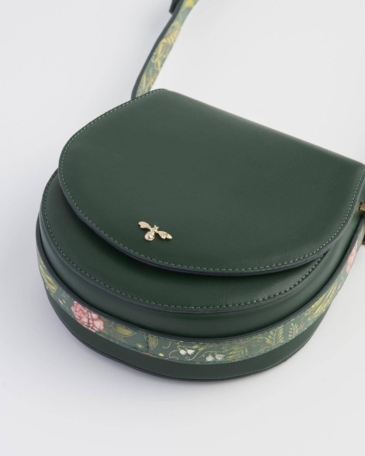 Into the Woods Green Saddle Purse - UK, US & EU