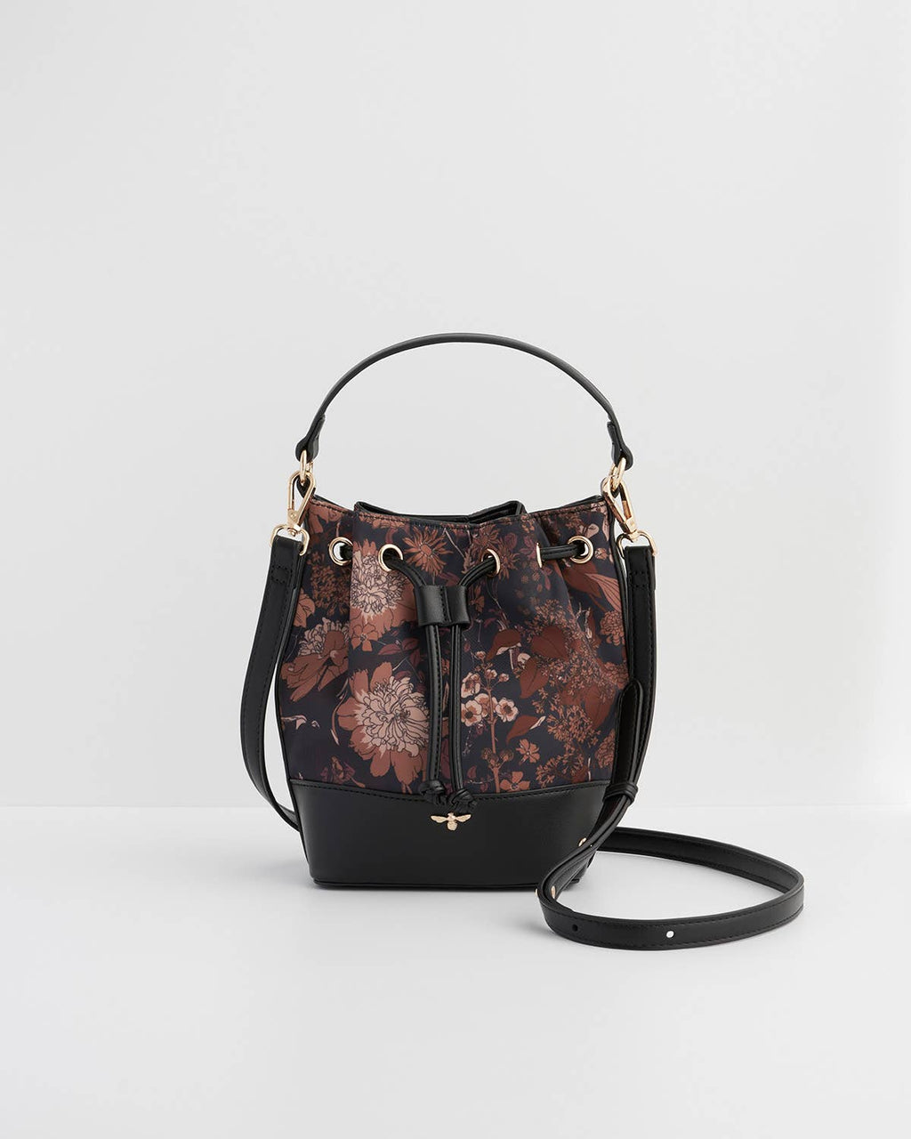 Deco Bloom Black Bucket Purse - UK, US & EU