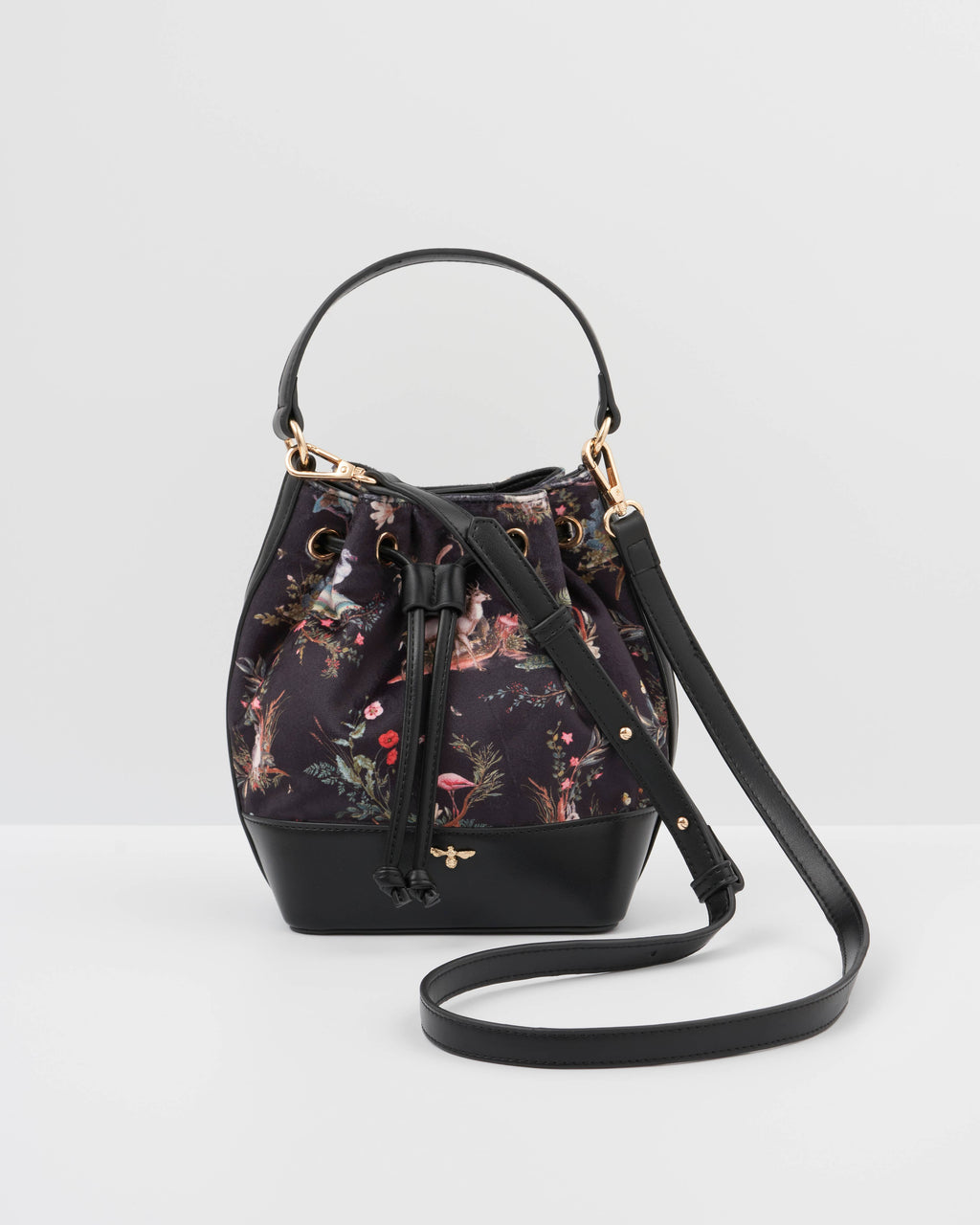 Wonderland Black Bucket Bag - UK, US & EU