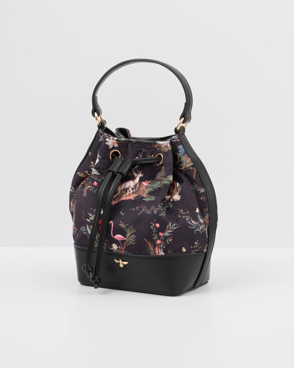 Wonderland Black Bucket Bag - UK, US & EU