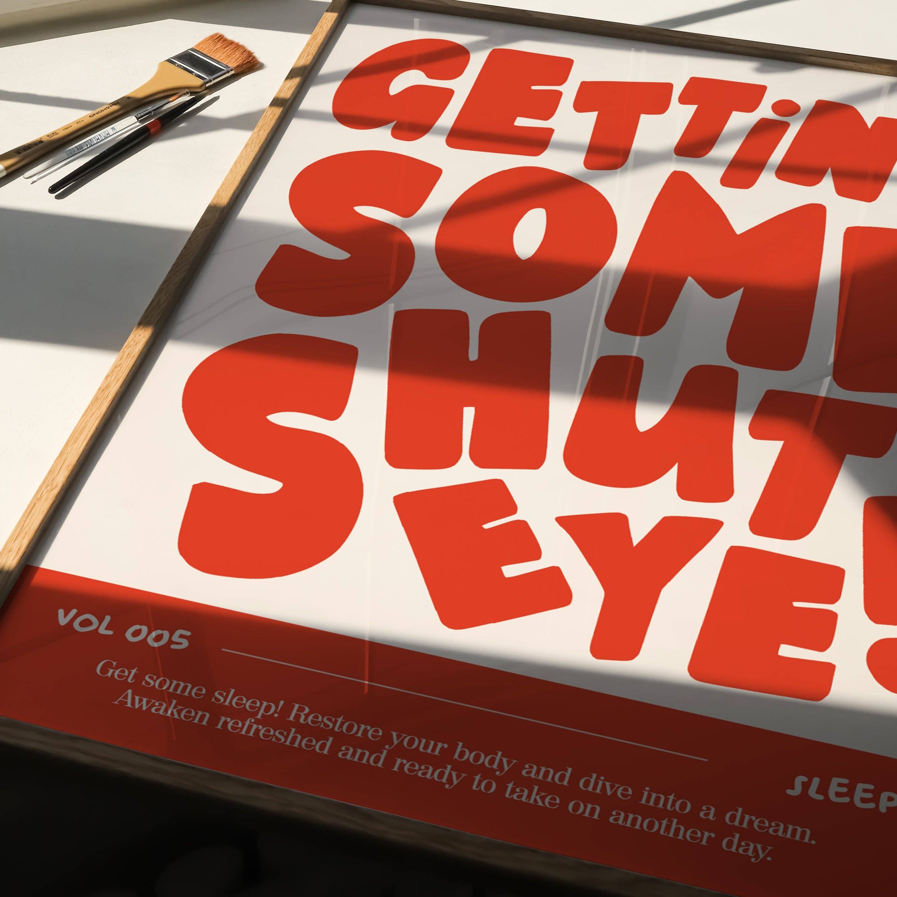 Getting Some Shut-Eye Print