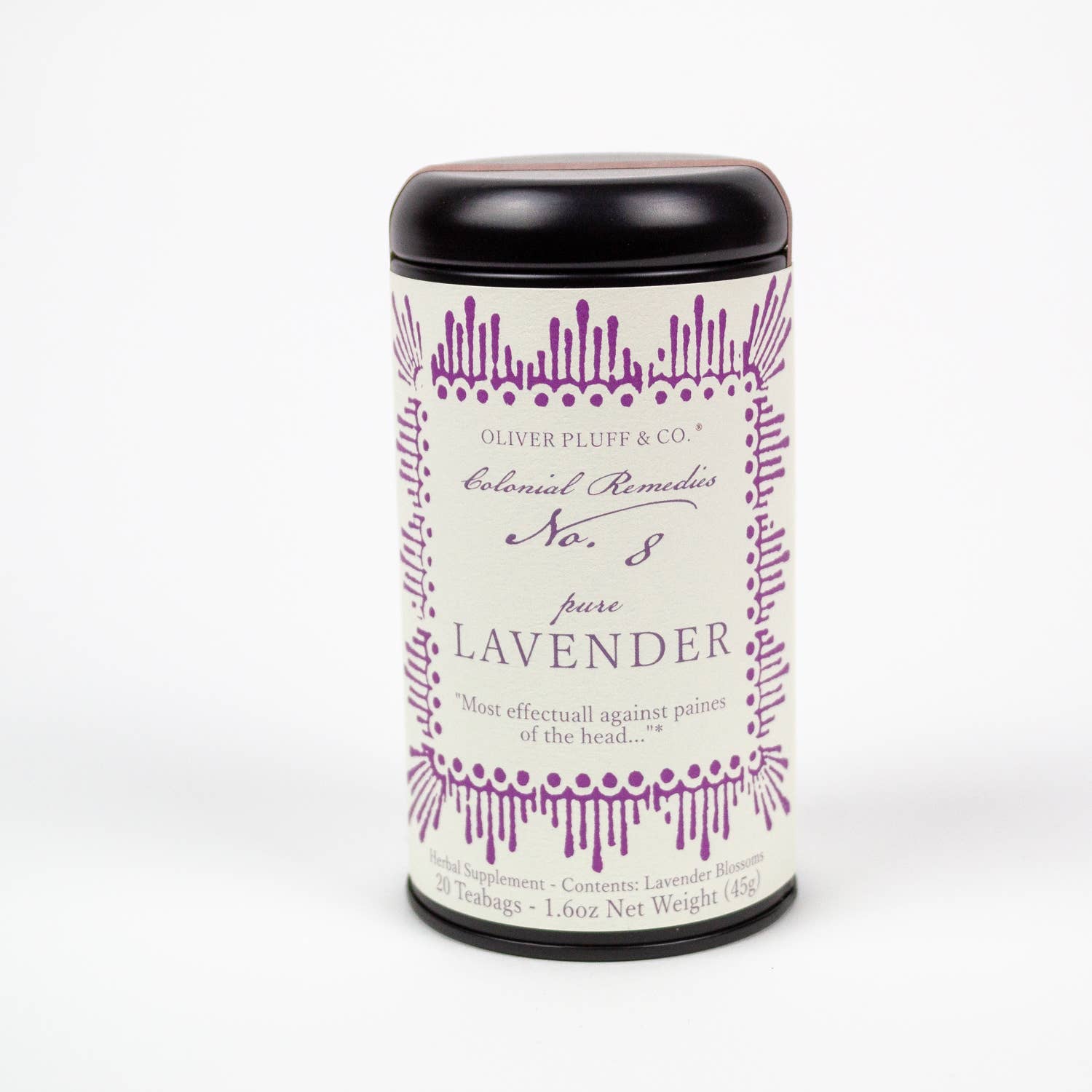 Colonial Remedies No. 8 - Pure Lavender Tea Bags