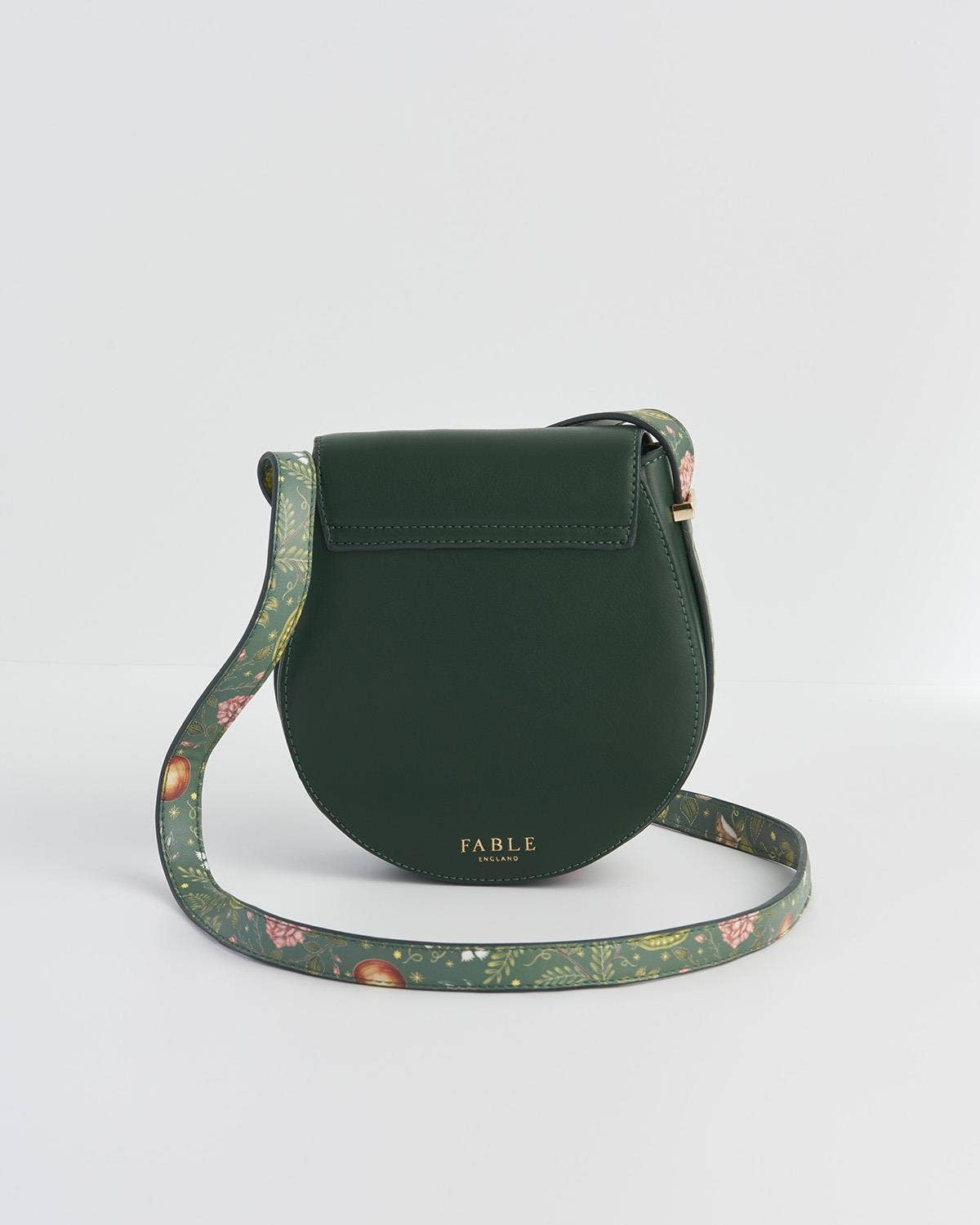Into the Woods Green Saddle Purse - UK, US & EU