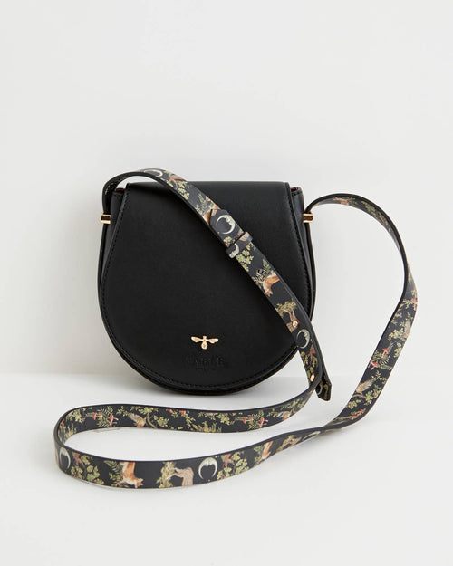 A Night's Tale Saddle Purse Black - UK, US & EU