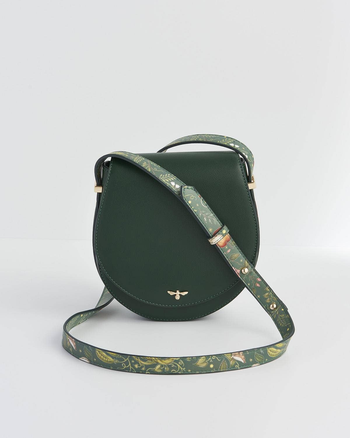 Into the Woods Green Saddle Purse - UK, US & EU