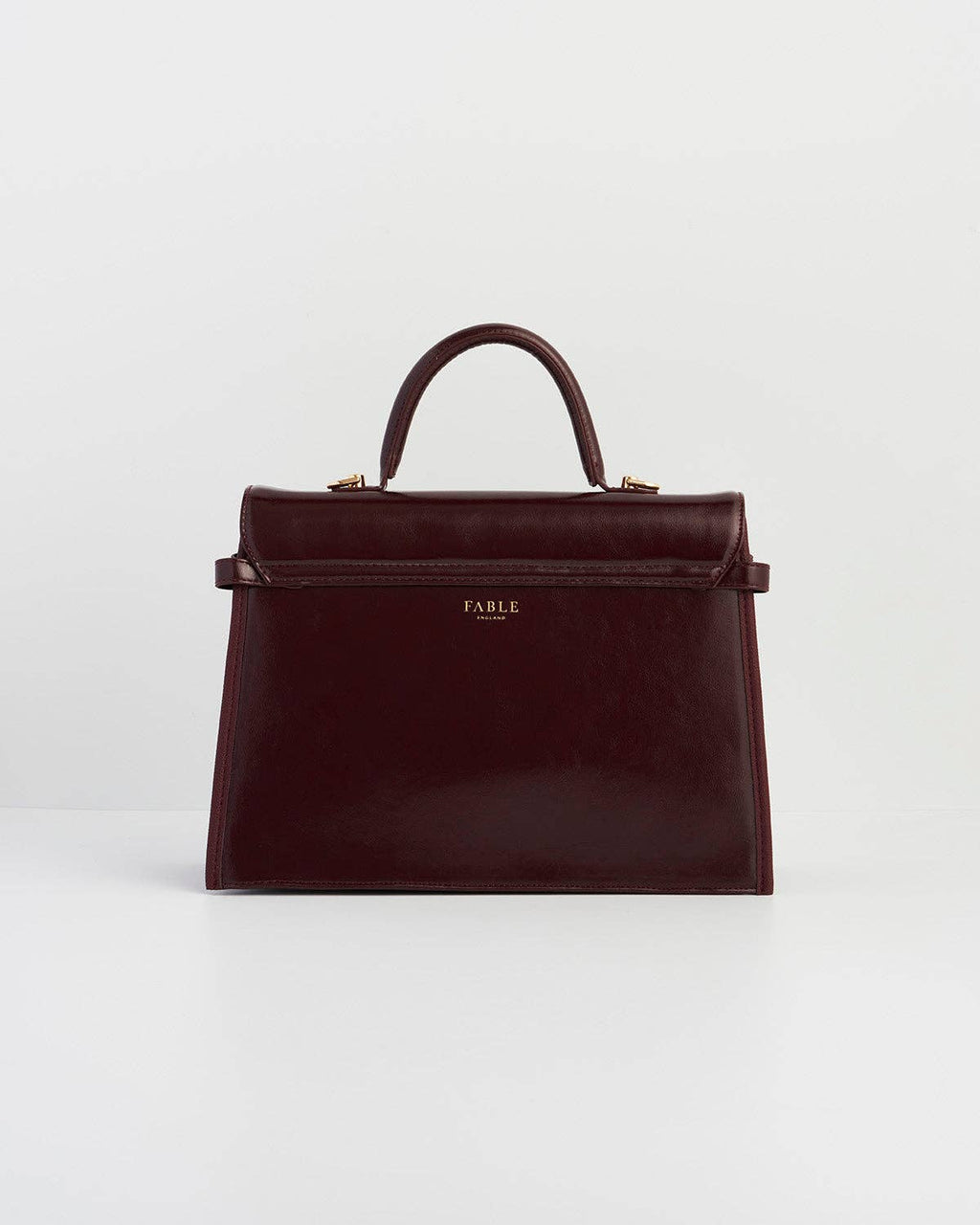 Ruby Cherry Red Structured Medium Tote