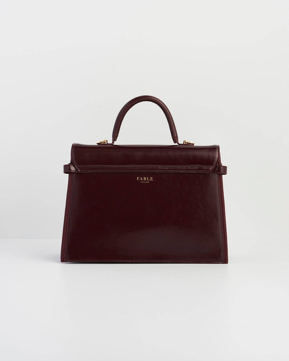 Ruby Cherry Red Structured Medium Tote